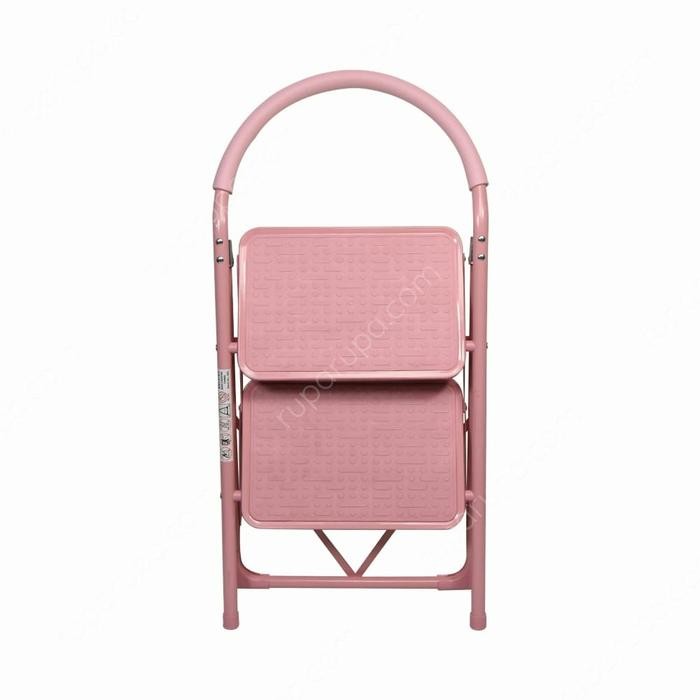 Tangga Lipat Aluminium 2 Step - Pink Fixstep