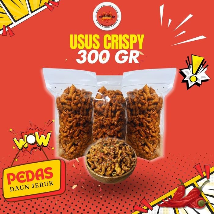 

300Gr - Usus Crispy Pedas Daun Jeruk Goreng Asin