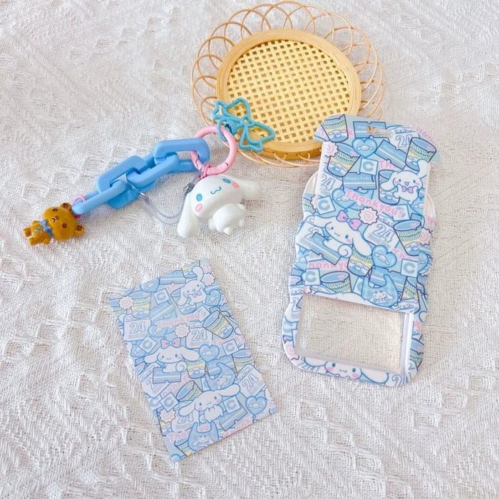 

Sanri ID Tag E-Toll E-Money Card Kuromi Melody Hanggyodon Kartun Card Holder Access Card ID Buss