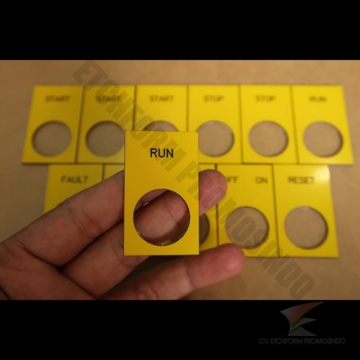 

Costum GRAVOPLY/TRAFOLYTE Name Plate Panel / Pilot Panel