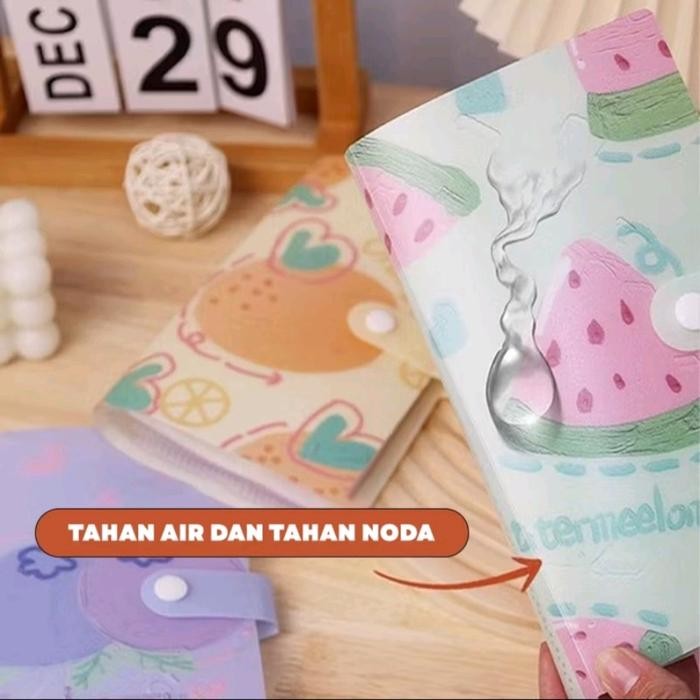 Album foto polaroid 120 slot dompet kartu buku album foto 2R bahan Plastik