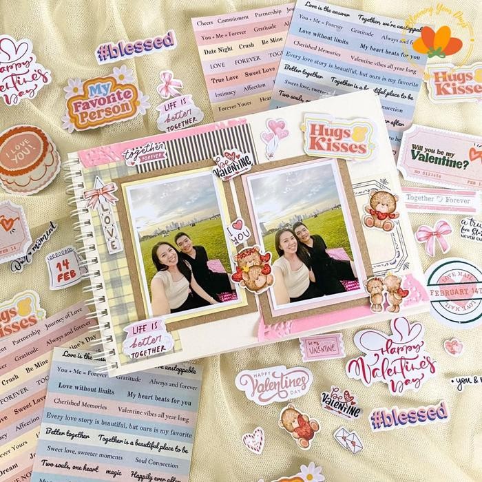 scrapbook album valentine kado scrapbook anniversary album foto valentine Scrapbook custom kado unik