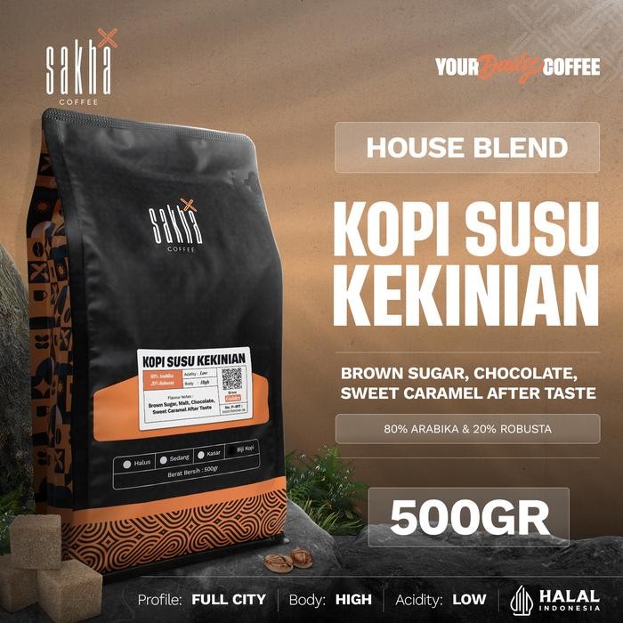 

Terlaris - Espresso Coffee House Blend For Es Kopi Susu Kekinian 500G Biji Bubuk