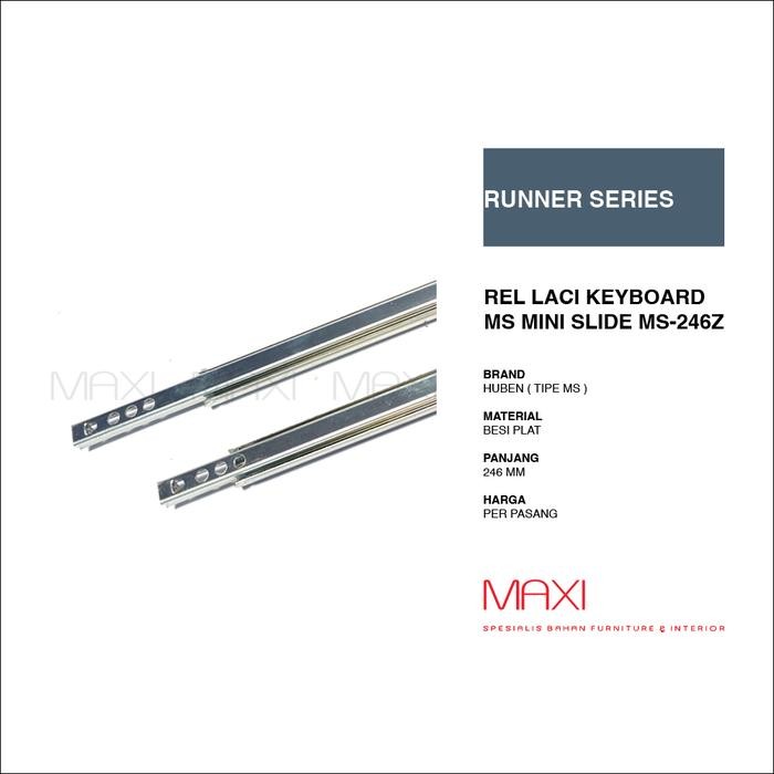 PREMIUM HUBEN REL LACI REL MINI SLIDEKEYBOARD SINGLE TRACK