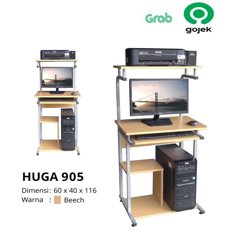 New Meja Komputer Minimalis Lunar Huga 905 Termurah