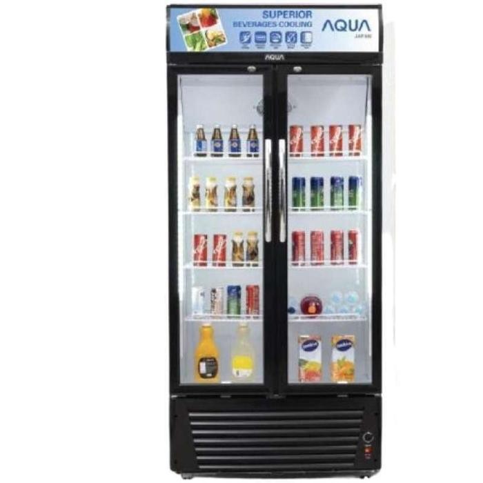 Showcase Aqua 2 Pintu Display Cooler Aqb600 Aqb-600