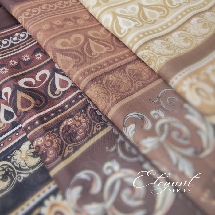 (Expert) Hijab Segi Empat / Syari Motif / Jilbab Jumbo Elegant Series 140x140 & 120x120