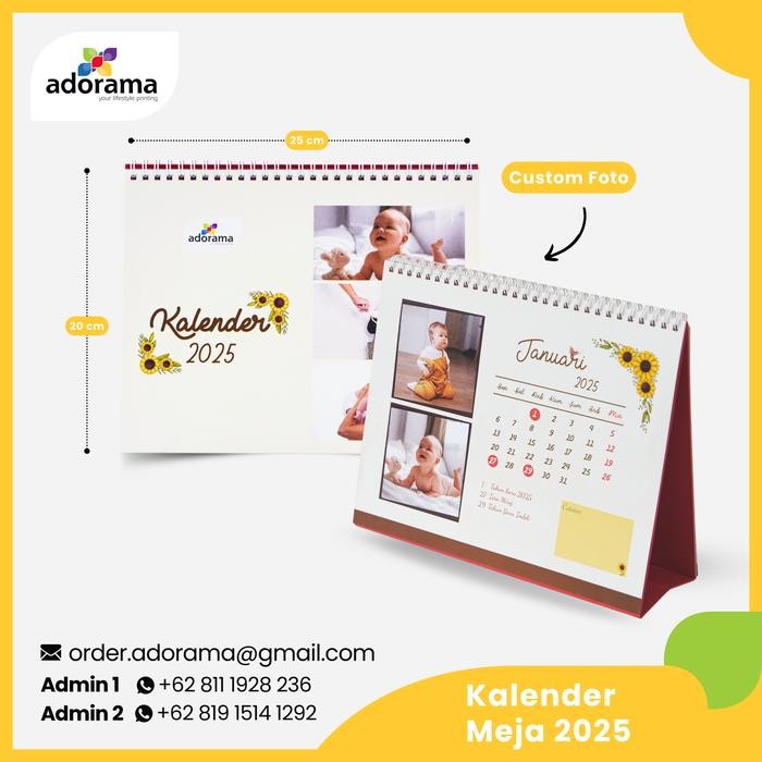 

Kalender Duduk 2025 - A4 (Artcarton 190 gsm)