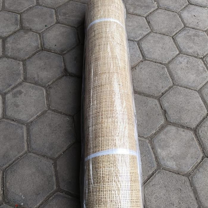 PREMIUM Anyaman Rotan Webbing Motif Square Roll 15 meter