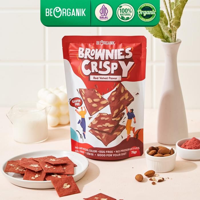

OR6T Brownies Crispy Beorganik (Vegan & Gluten Free) Red Velvet - 75Gr