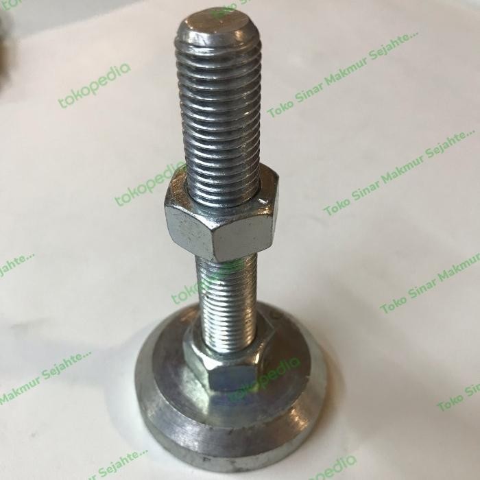 2E7A Kaki Meja Besi M16/Adjuster Foot M16 Heavyduty/Adjuster M16 Heavyduty