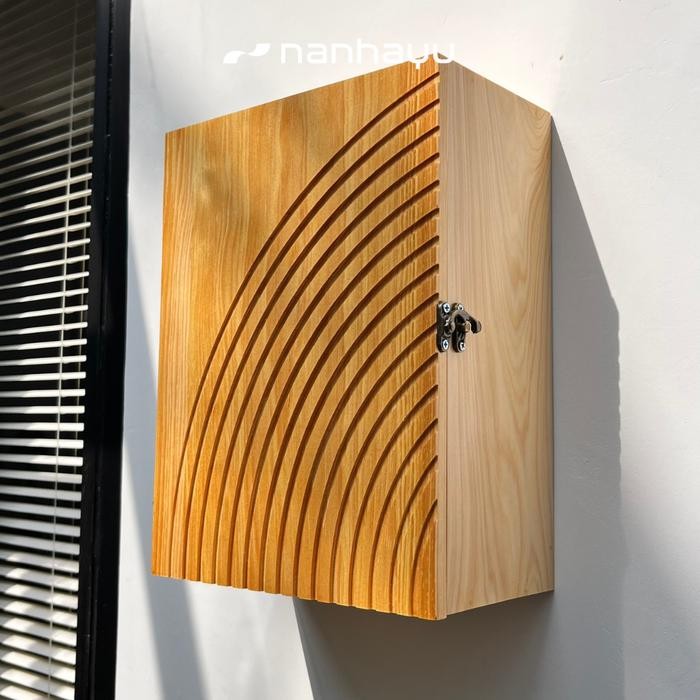 Box KWH Meter Listrik Prabayar Pulsa Dan Panel Listrik MCB Tempat Meteran Listrik Kayu Dan Pengaman