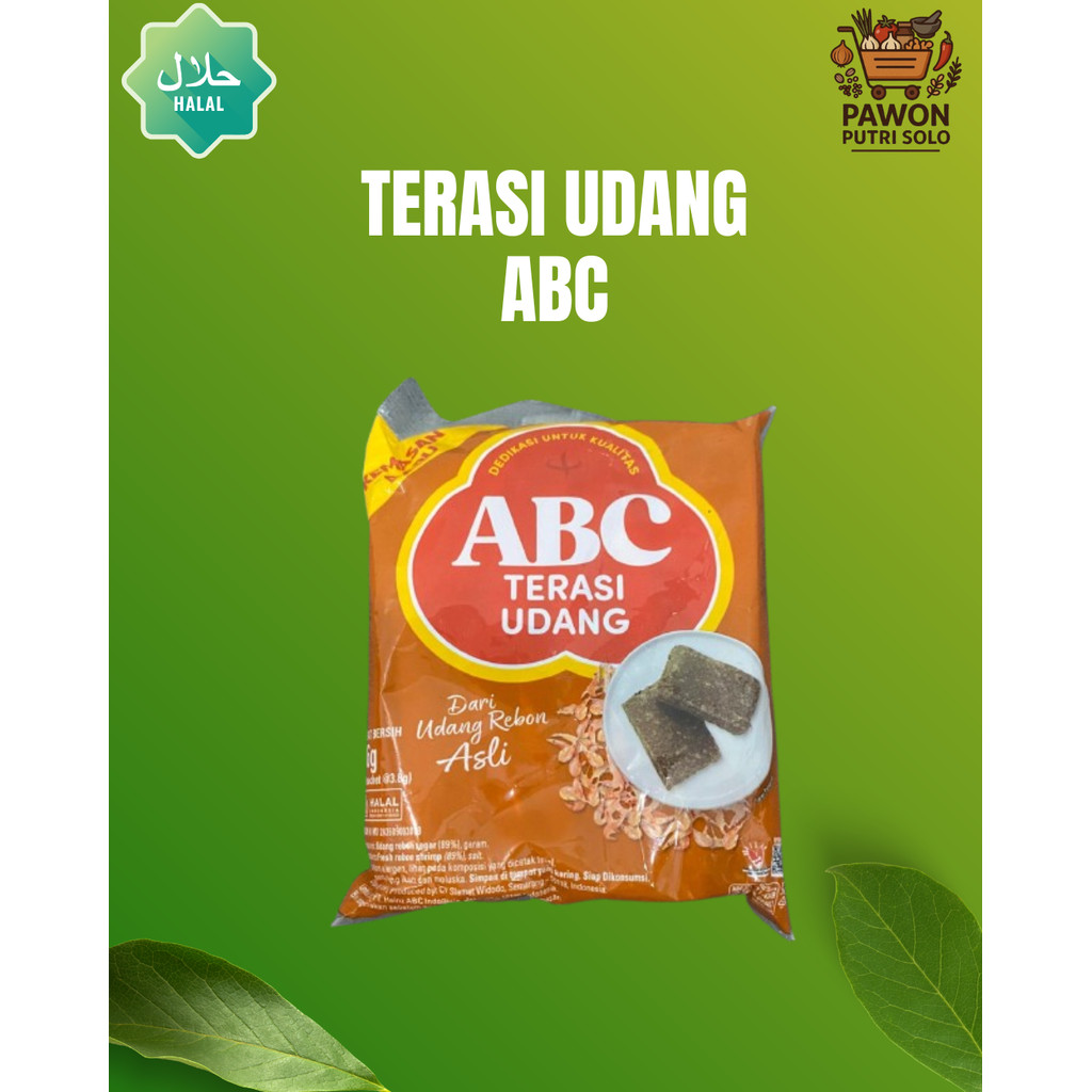 

Terasi Udang ABC 1 Pack Isi 20 Pcs