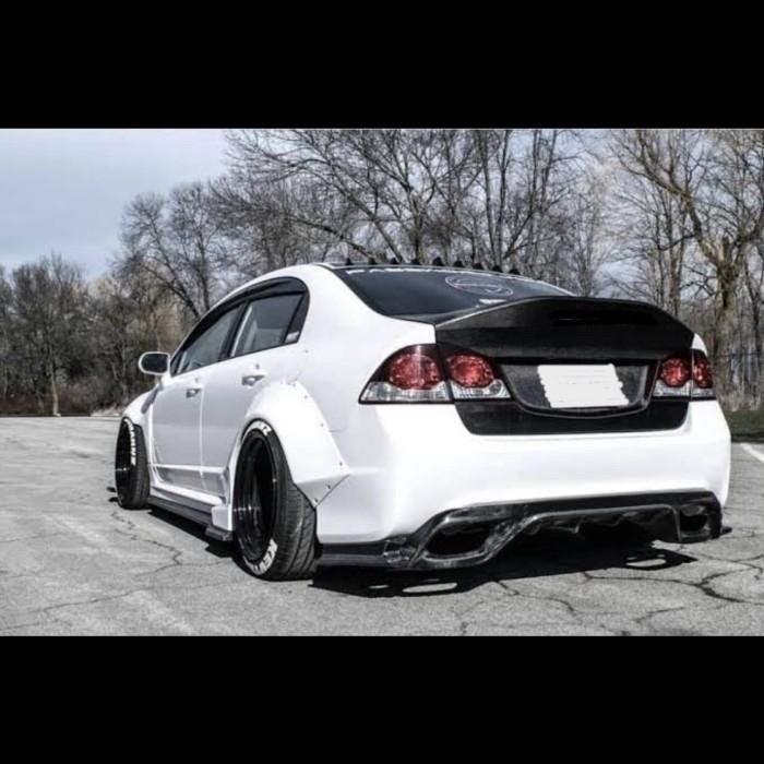 Ducktail wing spoiler bodykit Honda Civic FD