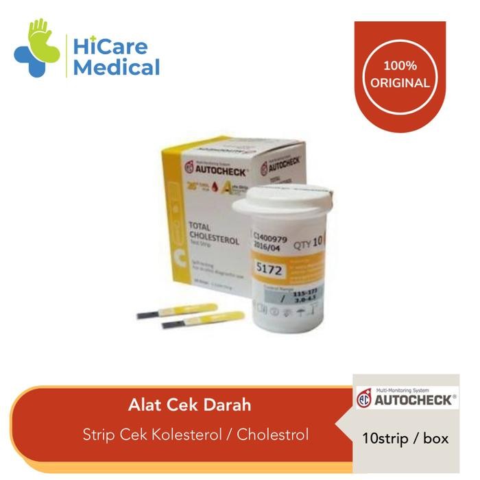 Strip Kolestrol Autocheck Refill Cholestrol Autocheck