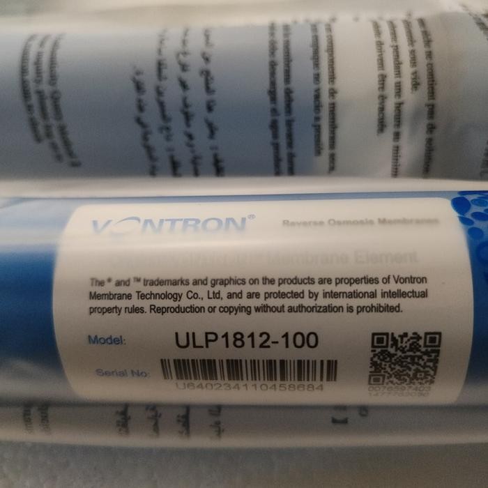 Membran Ro Vontron Ulp-100/Membran Ro Vontron Ulp 1812-100 Gpd