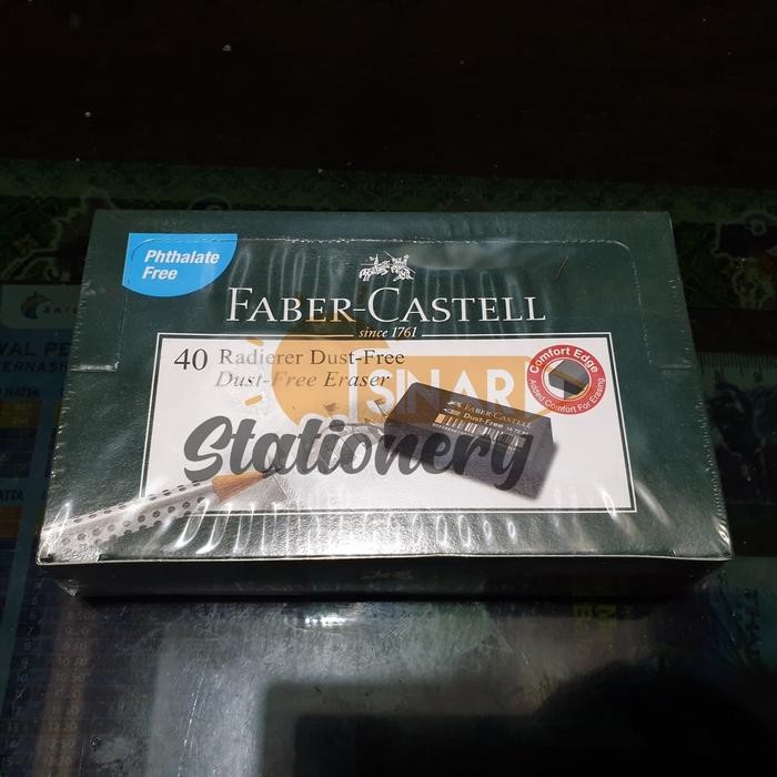 

Penghapus Hitam Faber Castell 1Pak Isi 40Pc