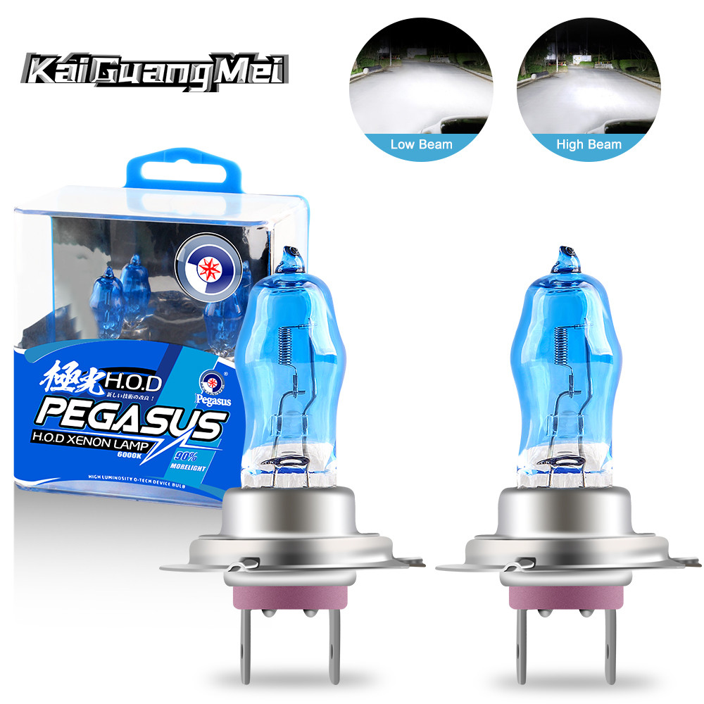 2pcs H11 h7 halogen bulbs 55W 100W White Car Headlight h1 halogen Headlamp H8 HB3 HB4 9005 9006 halo