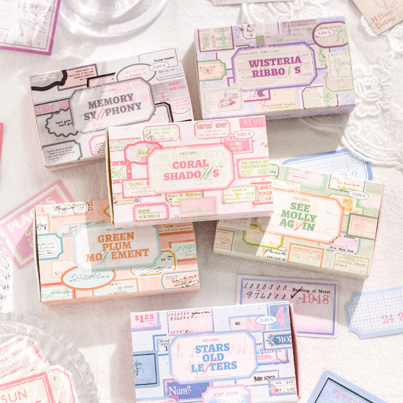 

75Pcs/bag Matchbox Sticky Notes Stickers Handbook Stickers Stationery Stickers DIY Phone