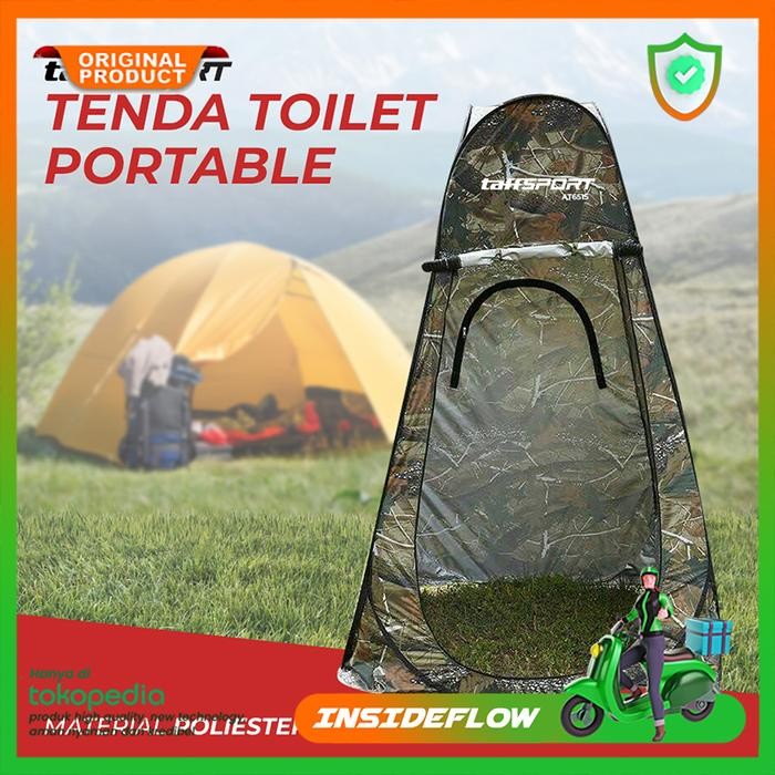 Tenda Toilet Portable Automatic Open untuk Camping