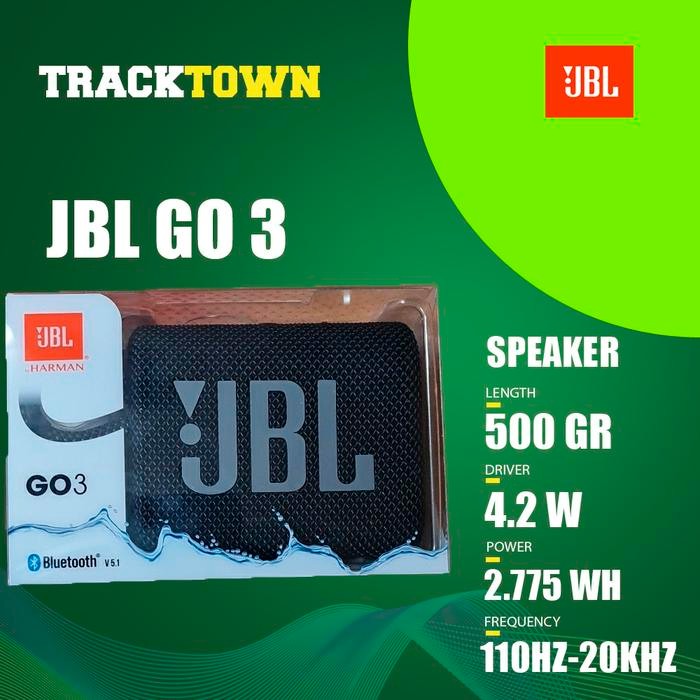 JBL GO 3 BLUETOOTH SPEAKER ORIGINAL