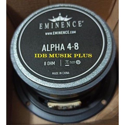 Speaker Component EMINENCE ALPHA 4-8 / ALPHA4-8 ORIGINAL