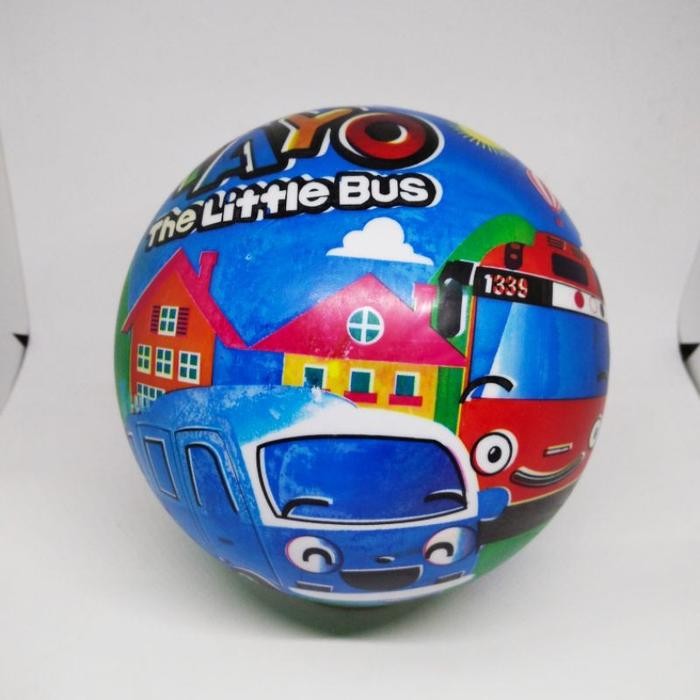 (Allthebest) Mainan Bola Karet / Bola Karet Karakter Tayo DGS