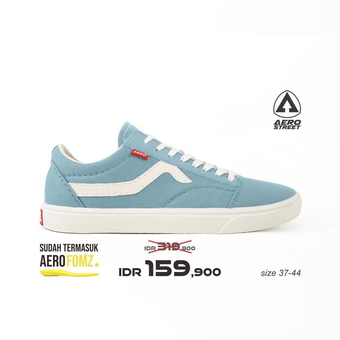 Aerostreet 37-44 Massive Low Biru Tua Pastel Biru Tua Pastel - Sepatu Sneakers Casual