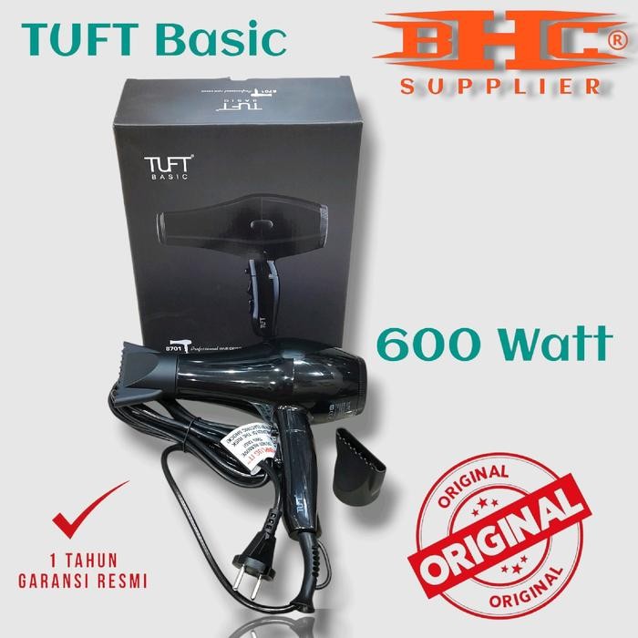 Hairdryer Tuft Basic Hairdryer Pengering Rambut 600W Hair Dryer Tuft Garansi Pabrik Garansi