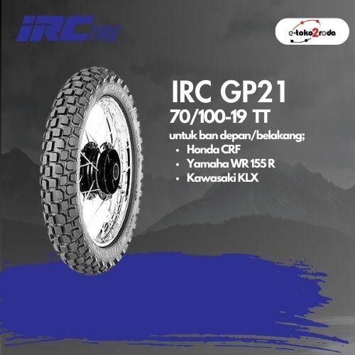 BAN IRC TUBETYPE GP21 70/100 RING 19
