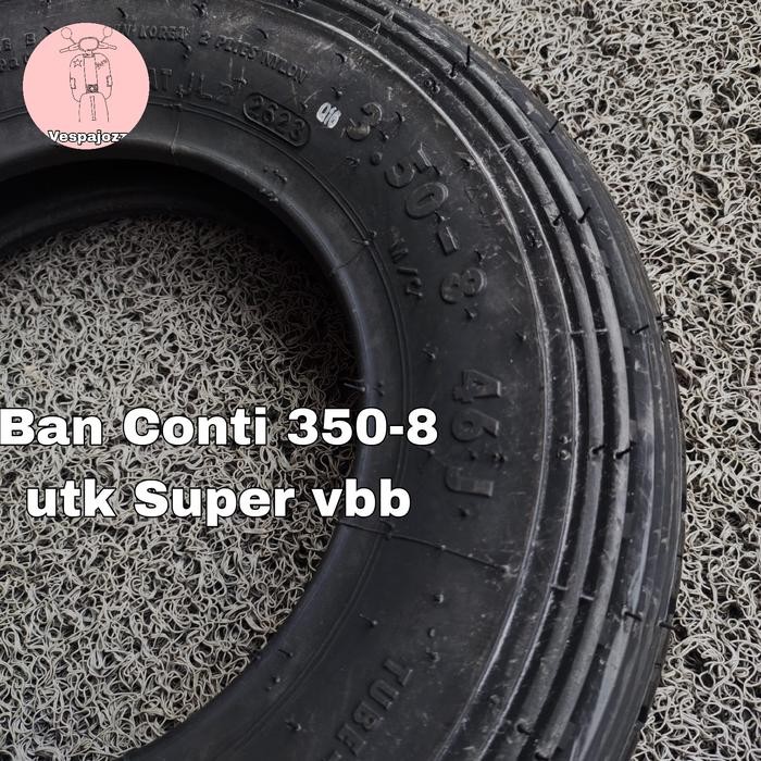 Ban CONTINENTAL Non Tubeless 3.50-8 Utk Vespa Vbb Vnb Super