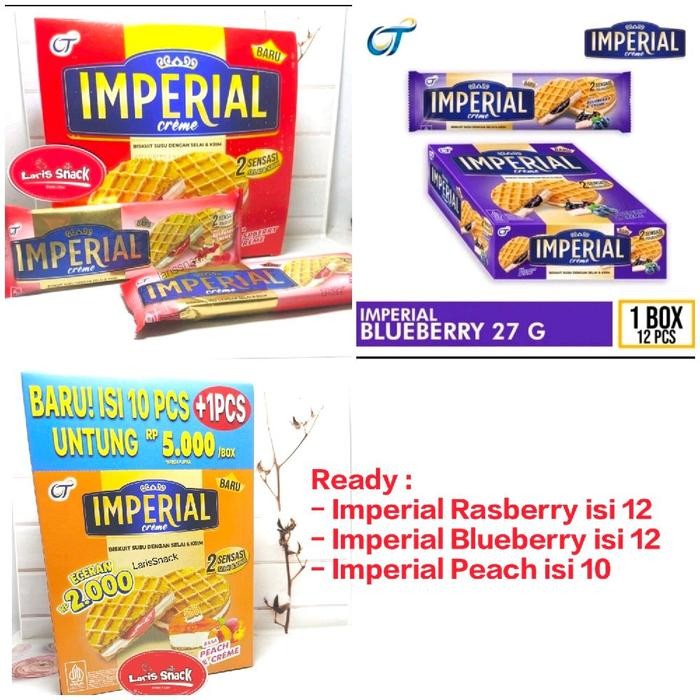 

4ZMI Imperial Creme Biscuit/Biskuit Susu Selai&Krim All Varian Box