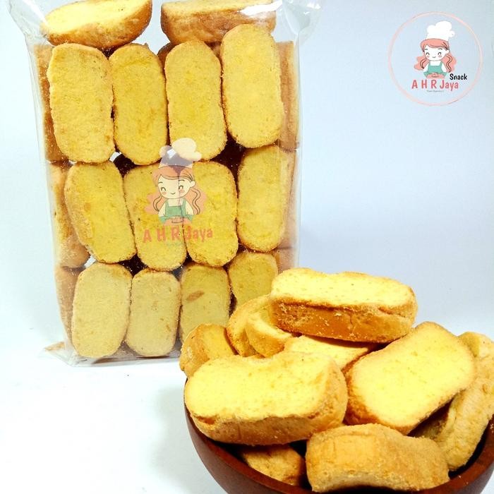 

4ZMI Snack Roti Kering Bagelen Oval Butter Susu Asli Bandung Isi 250Gr