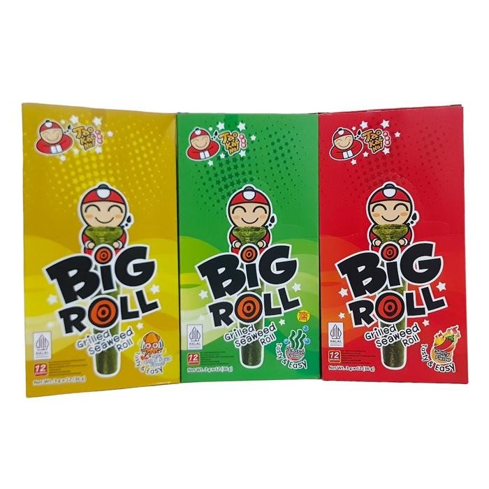 

4ZMI Rumput Laut Seaweed Nori Snack Tao Kae Noi Big Roll Hot Grilled Squid Spicy Classic