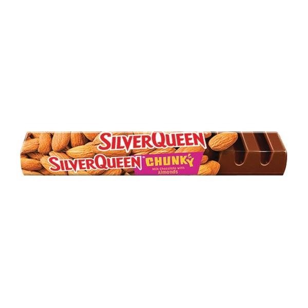 

4ZMI Silver Queen Chunky Almond Bar 85 Gr