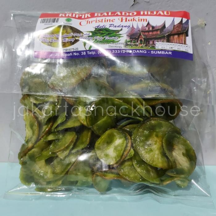 

4ZMI Keripik Balado Hijau (Ijo) Christine Hakim Asli Padang