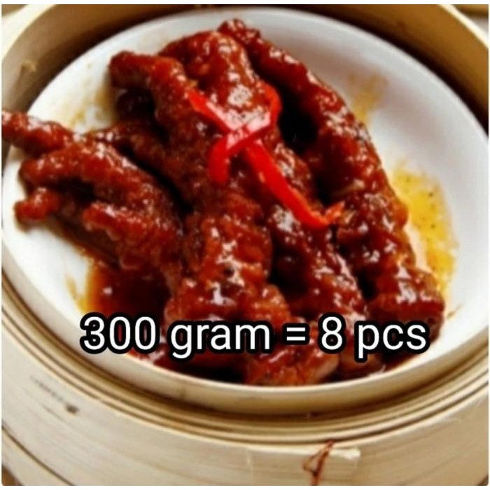 

4ZMI Ceker Ayam Lada Hitam Frozen Dimsum 300Gr
