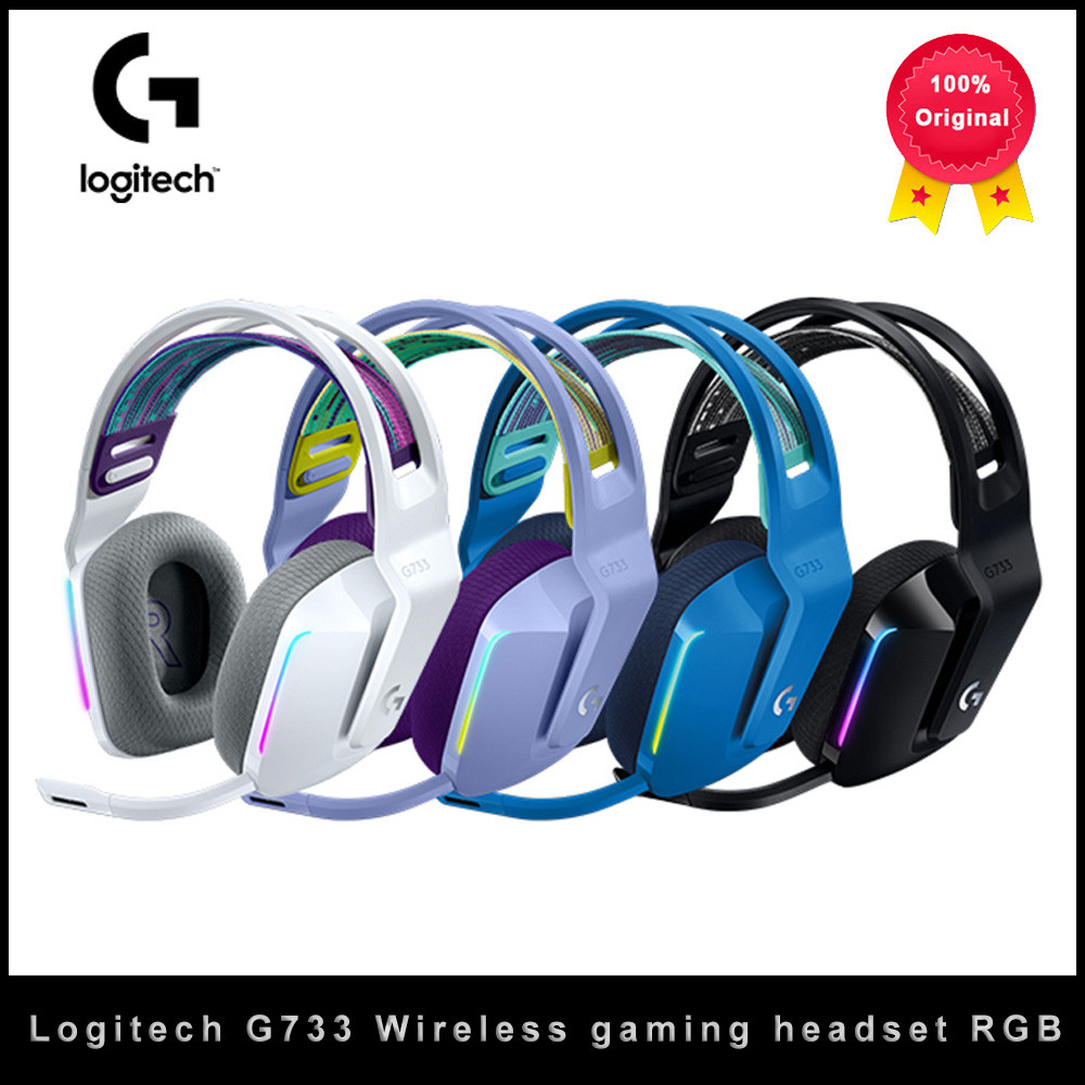 Logitech G733 KDA LIGHTSPEED wireless gaming headset RGB DTS X2.0 7.1