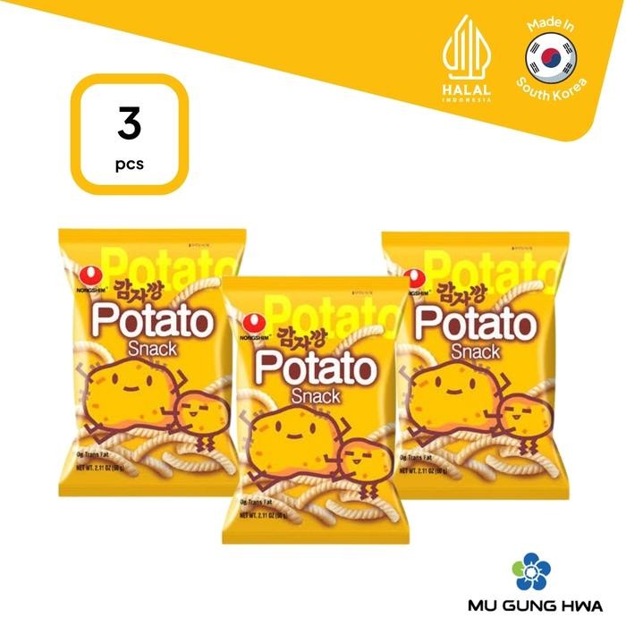 

IOI2 Nongshim Potato Snack 165G (55Gx3)*