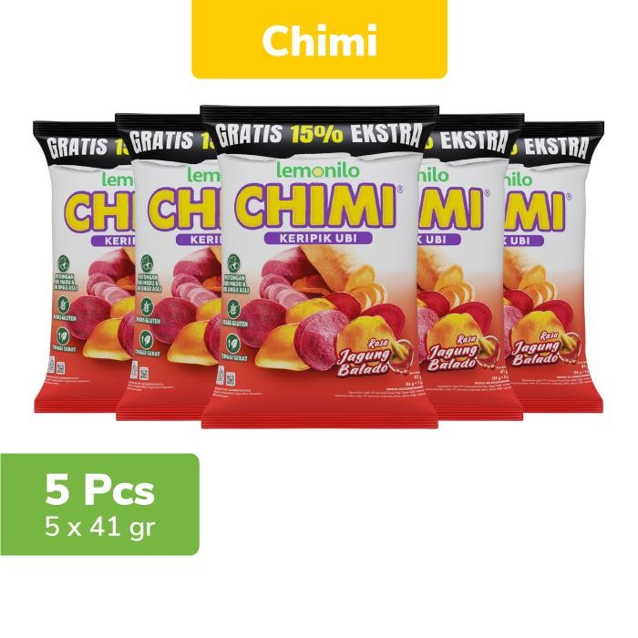 

IOI2 5 Pcs Lemonilo Chimi Ubi Jagung Balado 41G