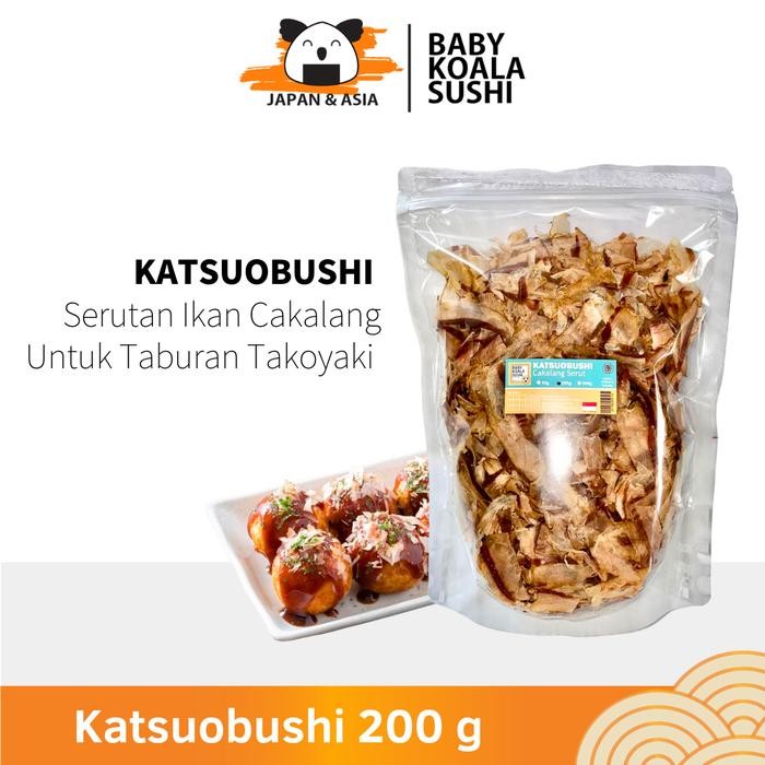 

IOI2 Katsuobushi Bonito Flakes 200 G Halal Taburan Takoyaki Katsuo Bushi Serutan Ikan