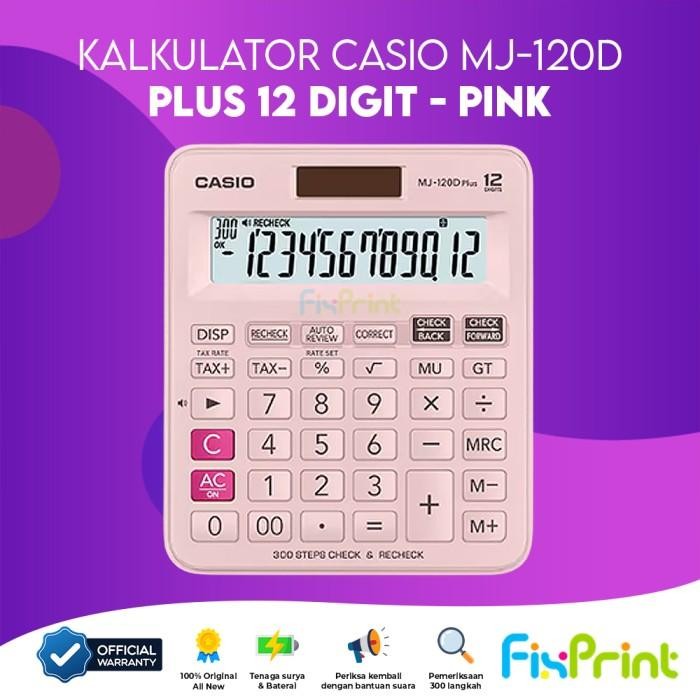 

CALCULATOR CASIO MJ 120D PLUS 12 DIGIT KALKULATOR DESKTOP CHECK AND CORRECT MJ-120D 12 DIGITS CEK