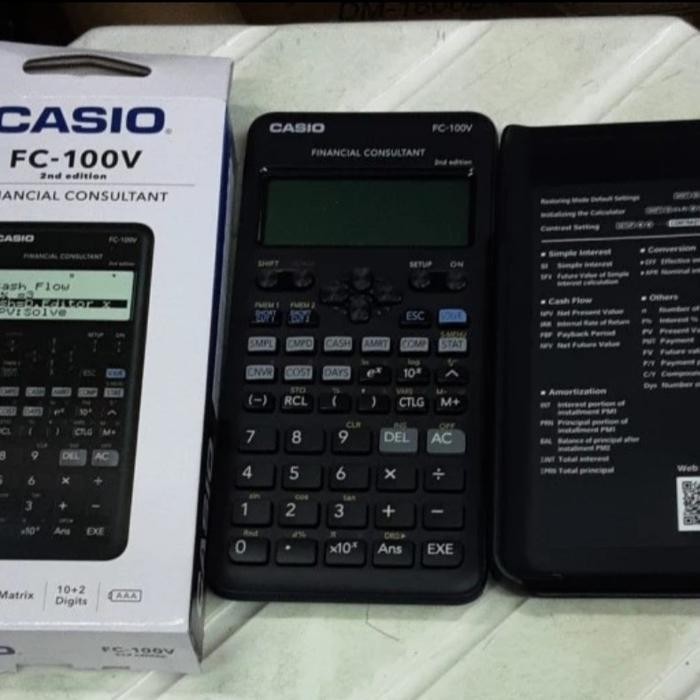 

KALKULATOR FINANCIAL CASIO FC 100 V / CALCULATOR FINANCIAL CASIO FC-100