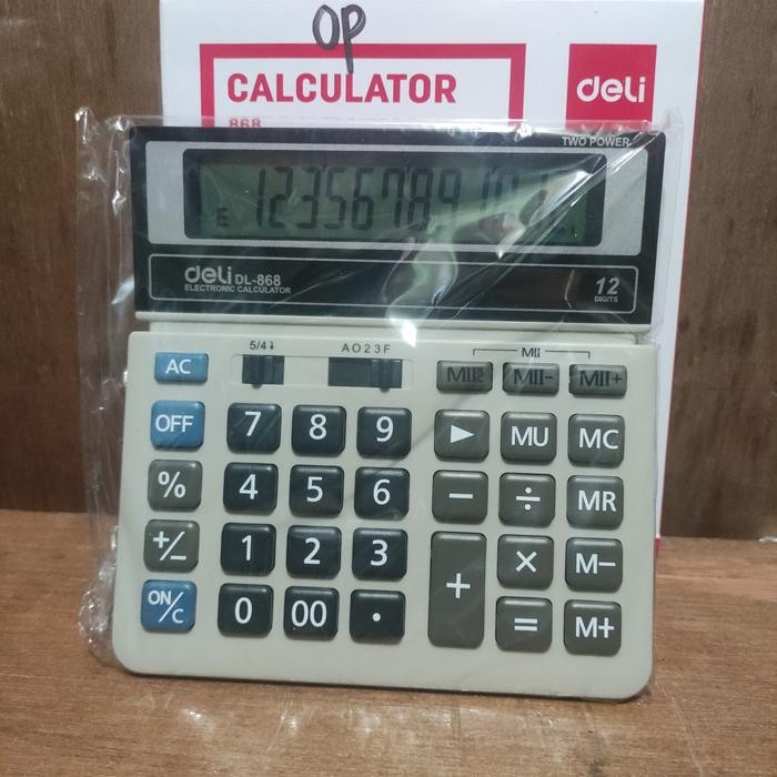 

DELI KALKULATOR DL-868 12 DIGITS