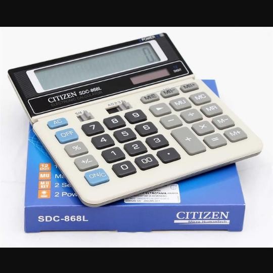 

KALKULATOR CITIZEN OROGINAL ASLI CDC 868L