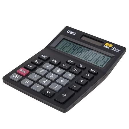 

DELI KALKULATOR CALCULATOR 12 DIGIT BESAR KECIL LAYAR LENGKAP FUNGSI MEMORI BATERAI L1131 E1519A