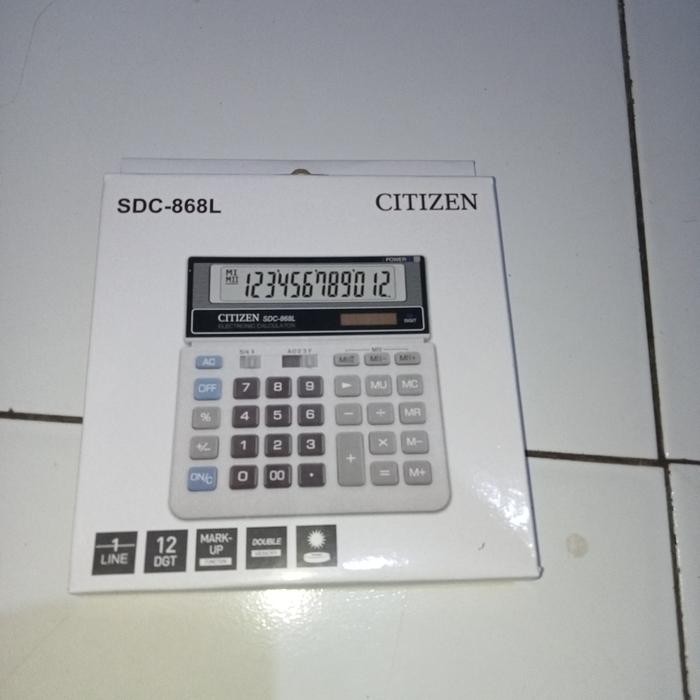 

CITIZEN CALCULATOR SDC-868L - KALKULATOR DESKTOP MEJA KANTOR