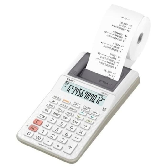 

CASIO HR-8 RC REPRINT & CHECK - PRINT KALKULATOR / CALCULATOR 8RC