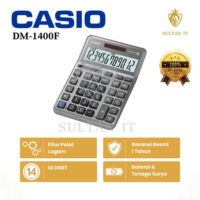 

KALKULATOR CASIO DM 1400F ORIGINAL