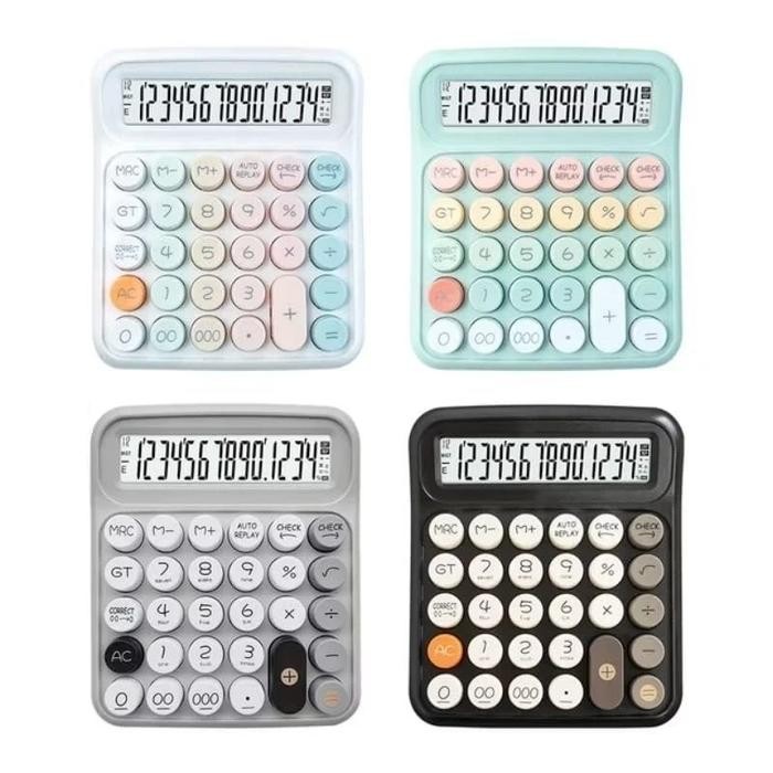 

KALKULATOR KC 2034 LAYAR BESAR 14 DIGIT TOMBOL BULAT BESAR DISPLAY KINCIZEN CHECK & CORRECT
